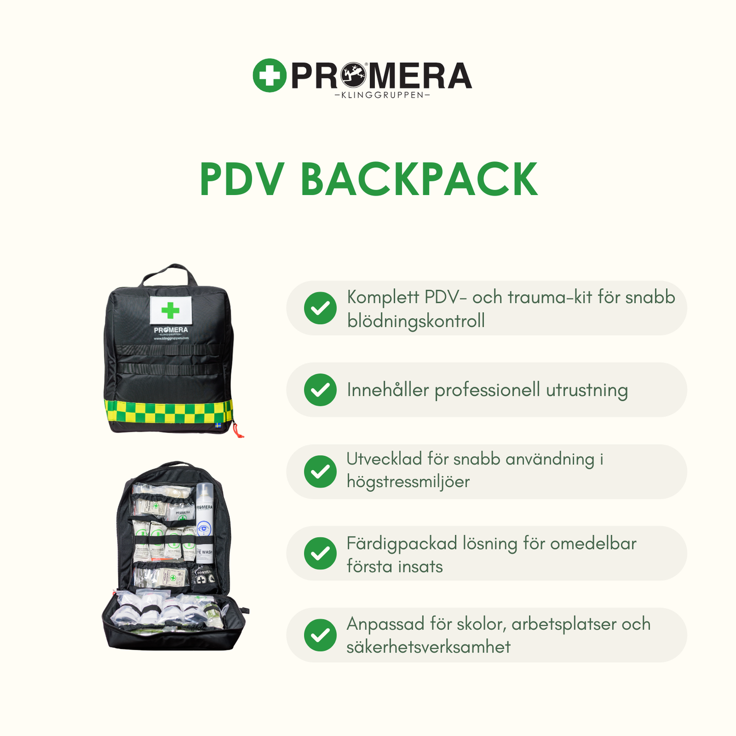PDV Väska - First Responder Backpack
